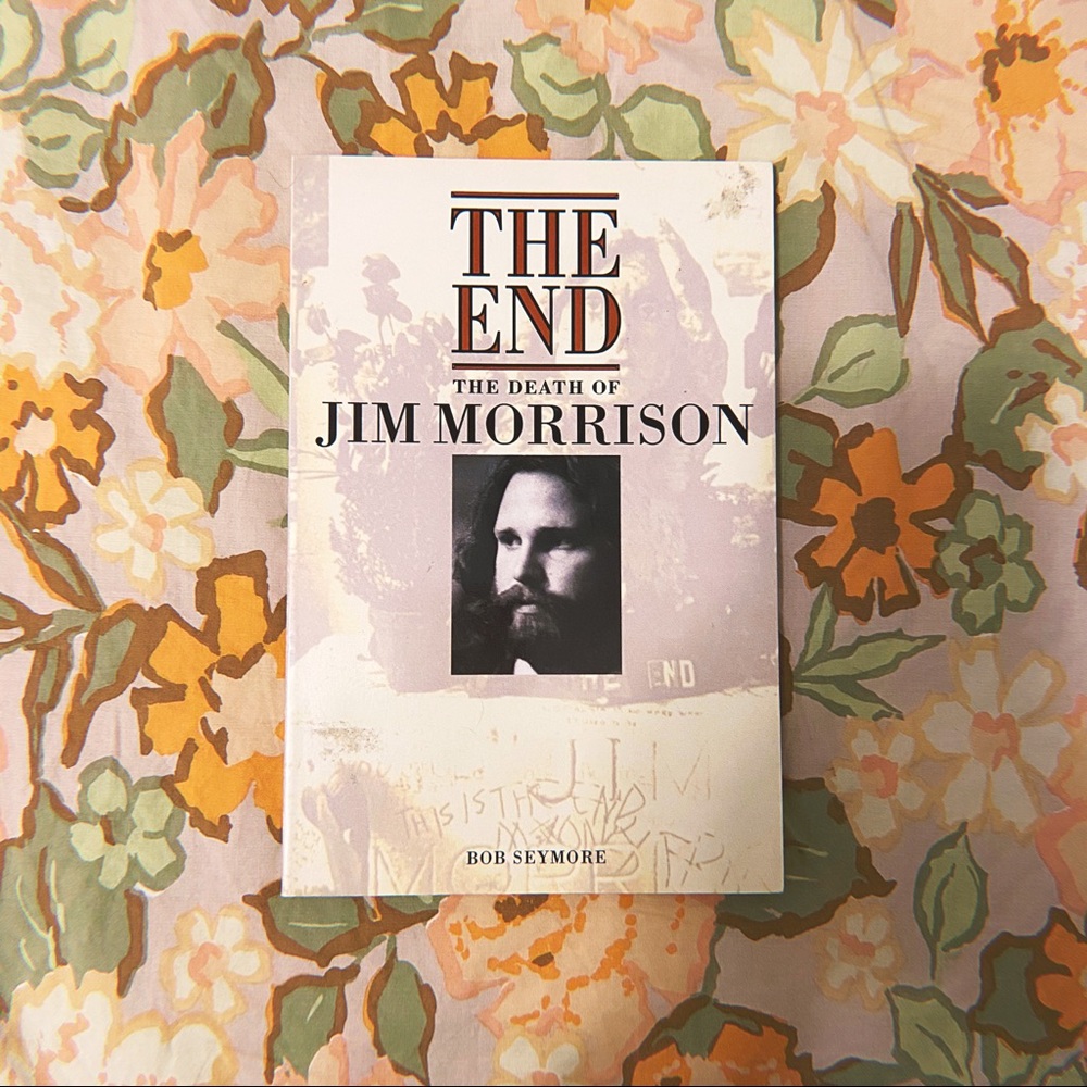 Vtg 1991 The End Jim Morrison Paperback Book